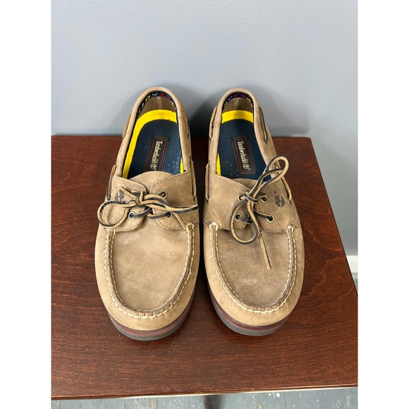 Timberland Other - Vintage Men's Timberland Brown leather loafers